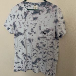 VS Pink Grey/Lilac Tie Dye Tee